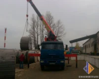 Кран-манипулятор КамАЗ 65117 с КМУ