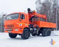 Кран-манипулятор КамАЗ 43118 с КМУ (вездеход)